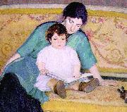 Bernhard Gutmann Mother and Baby Elizabeth France oil painting reproduction